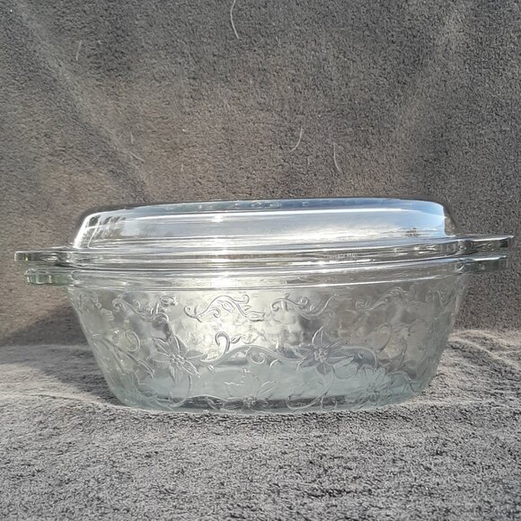 PRINCESS HOUSE FANTASIA CRYSTAL 3 PC 9x13 CASSEROLE BAKING DISH EUC - Picture 9 of 12